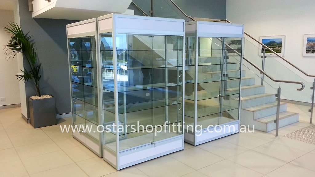 glass display cabinet