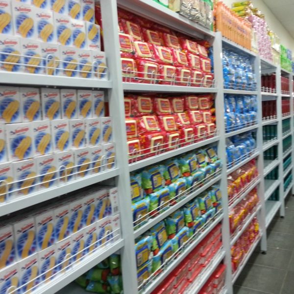 Supermarket shelving for variety store